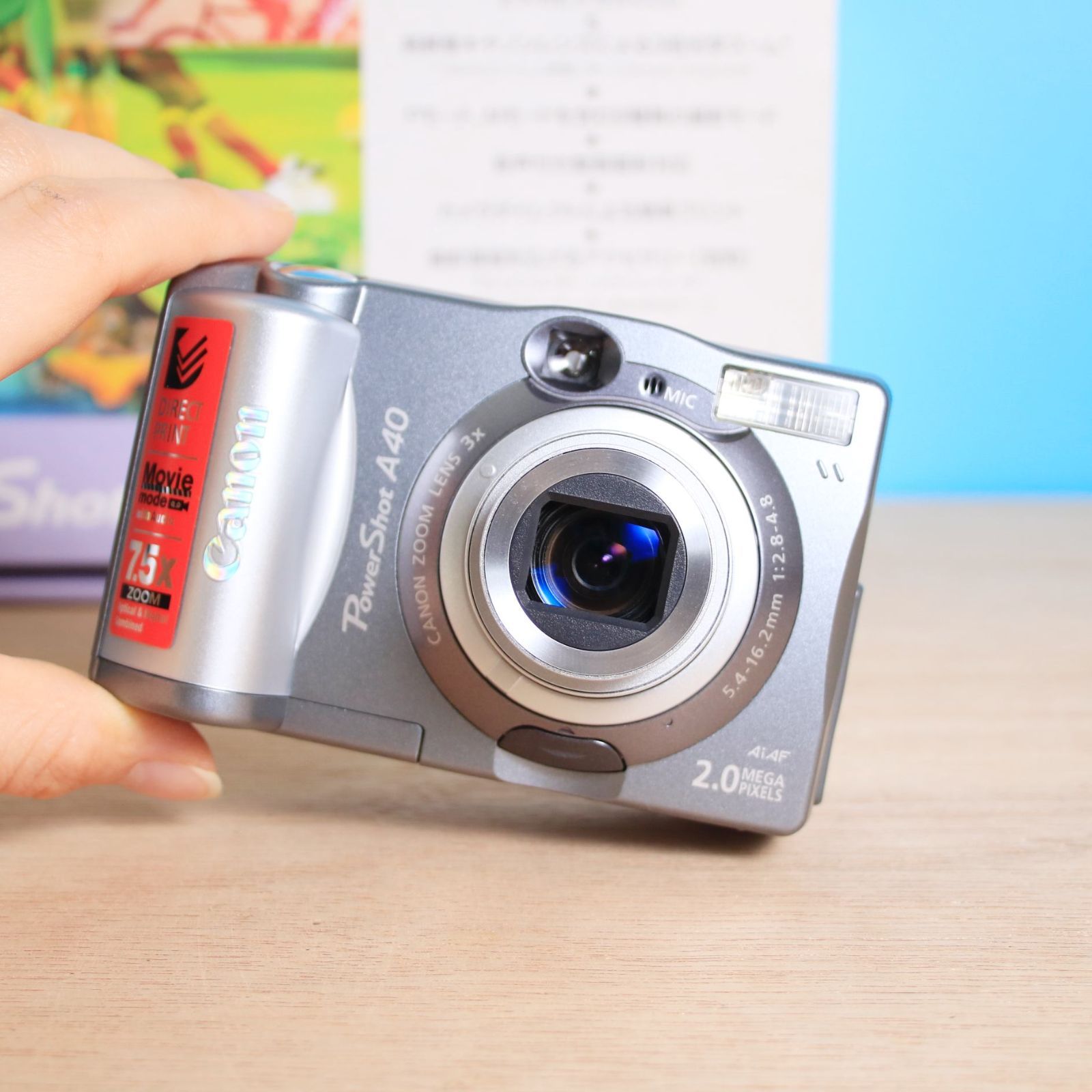 完動品❁極美品 Canon Power Shot A40 キャノン ほぼ新品 コンデジ