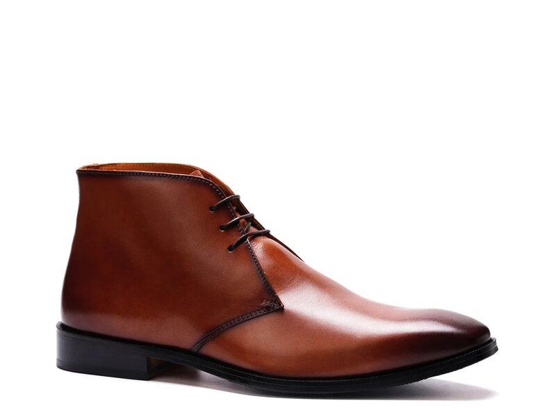 カルロスサンタナ メンズ シューズ ブーツ・レインブーツ Carlos by Carlos Santana Corazon Chukka Boot Tan Burnished Leather タン