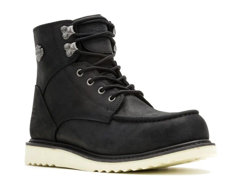 ハーレーダビッドソン メンズ シューズ ブーツ・レインブーツ HarleyDavidson Brosman Safety Toe Work Boot Black ブラック