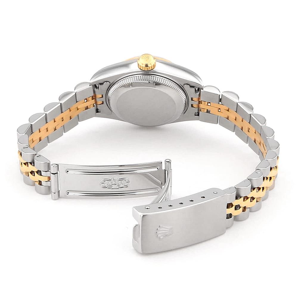 ロレックス デイトジャスト 0 グレー ROLEX ローマ P番 - レディース