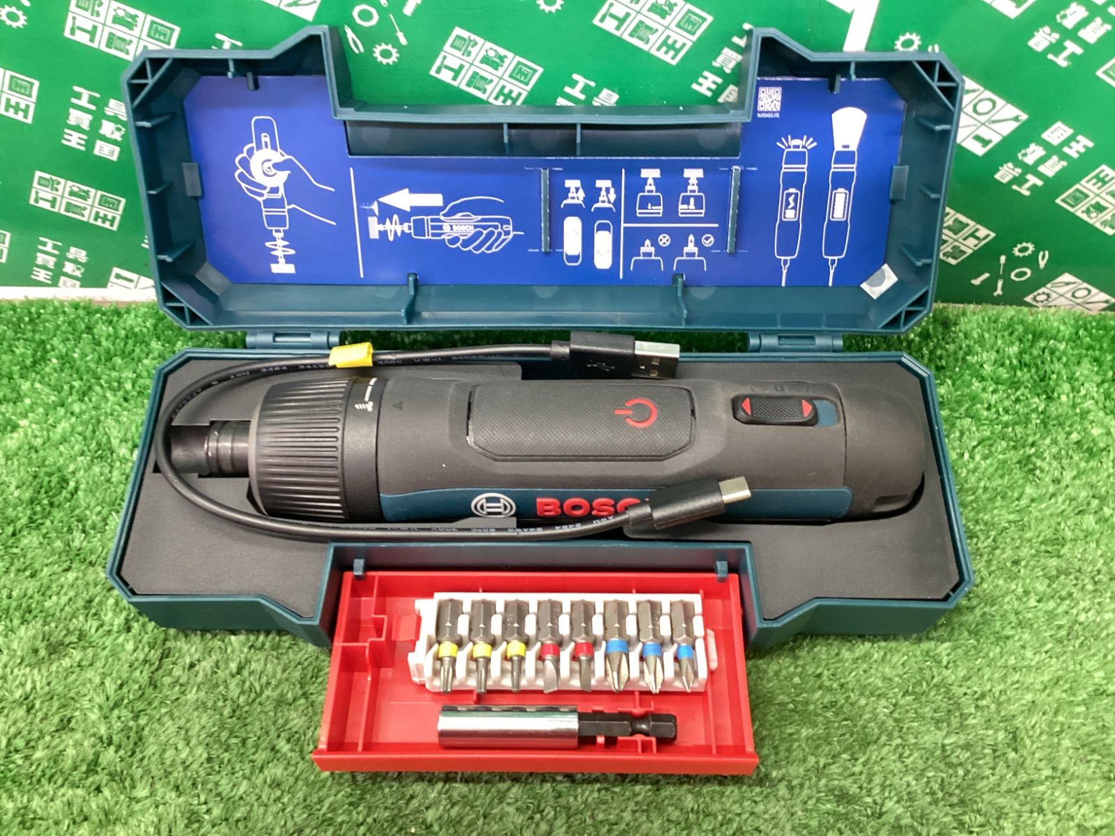 【未使用品に近い】　Bosch Professional(ボッシュ)　 3.6Vコードレス 電動 ドライバー 　BoschGO3 　/　 ITR89P91KRFU