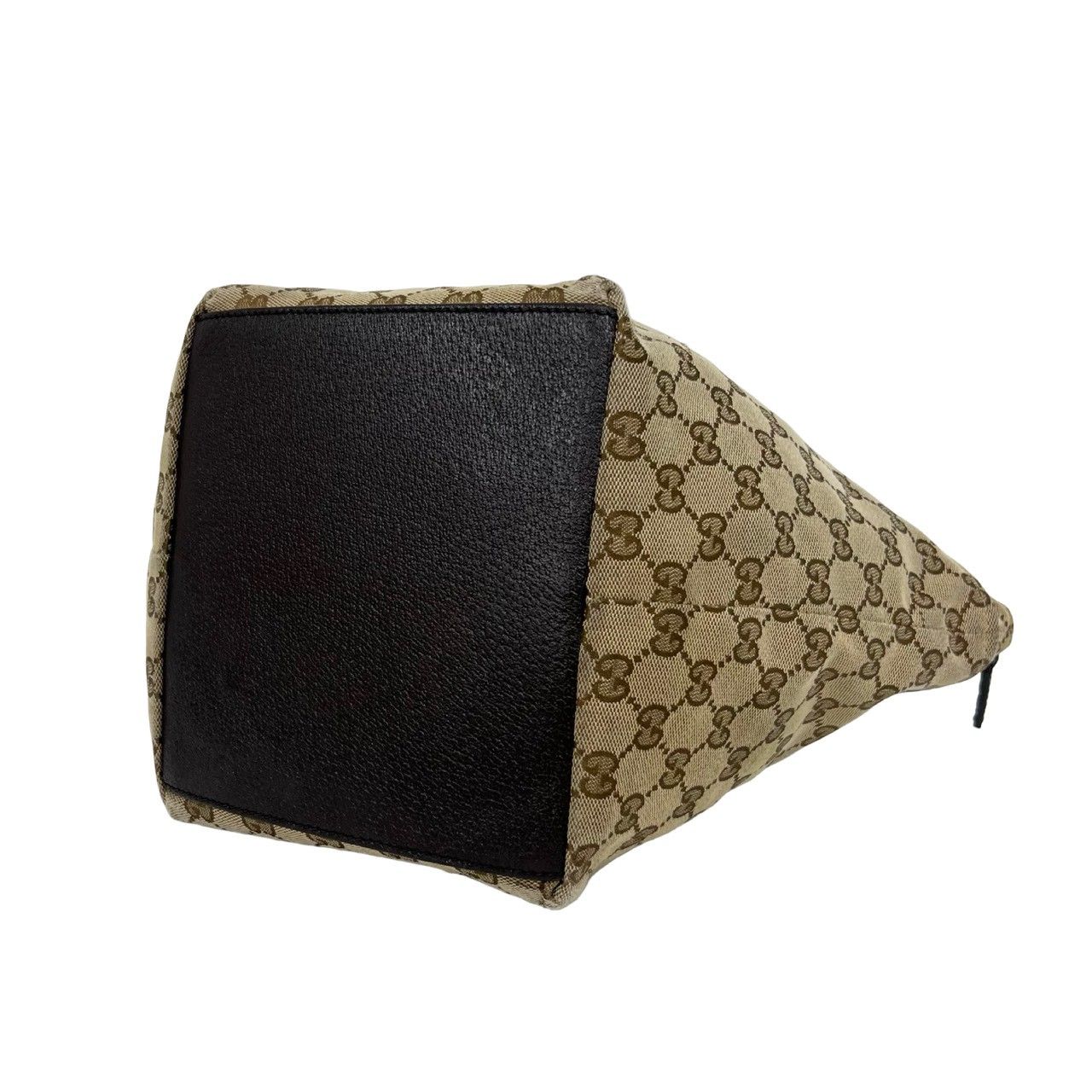 極 美品 希少品 GUCCI グッチ シェリーライン GG ロゴ 柄 キャンバス