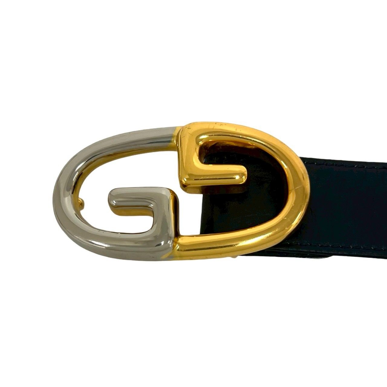 極 美品 希少品 GUCCI グッチ ヴィンテージ GG ロゴ 金具 バックル