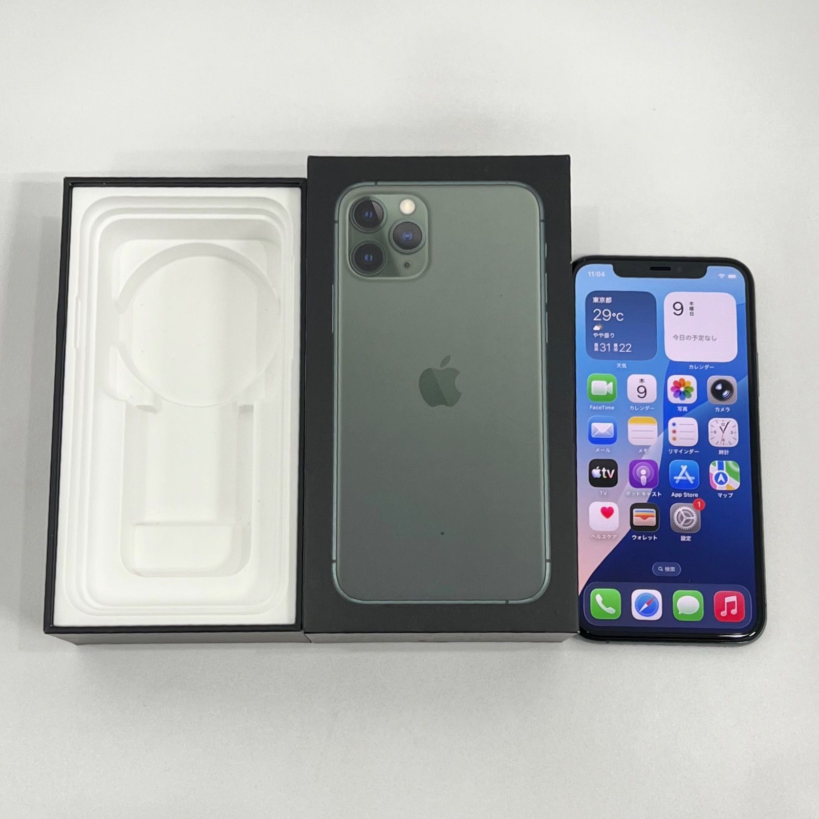 美品】iPhone11Pro 256GB ミッドナイトグリーン SIMフリー - メルカリ