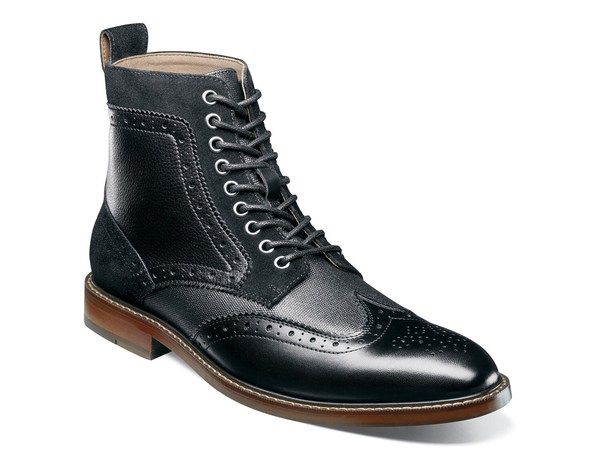 ステイシーアダムス メンズ シューズ ブーツ・レインブーツ Stacy Adams Finnegan Boot Black ブラック