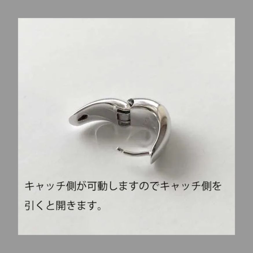 TOMWOOD【訳あり・両耳セット】Ice Huggie-Silver - メルカリ