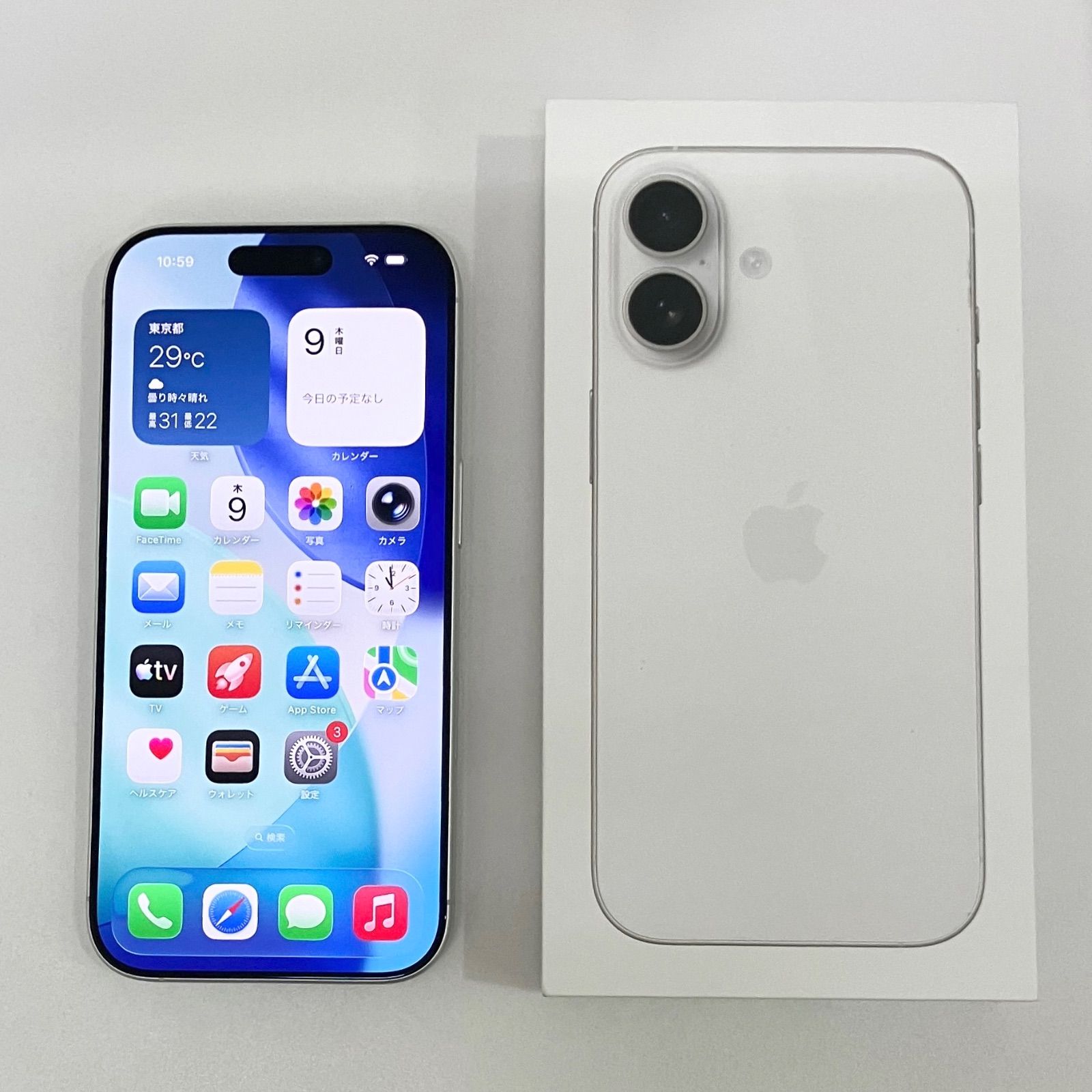 ほぼ新品】iPhone17 256GB ホワイト SIMフリー EKI50081 S - メルカリ