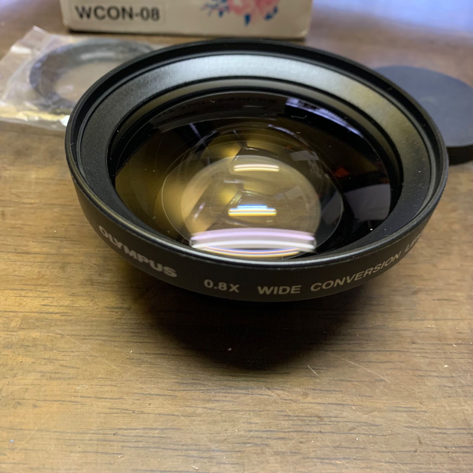 OLYMPUS WCON-08　ワイドコンバージョンレンズ CAMEDIA オリンパス WCON-08 ワイドコンバージョンレンズ CAMEDIA 中古品