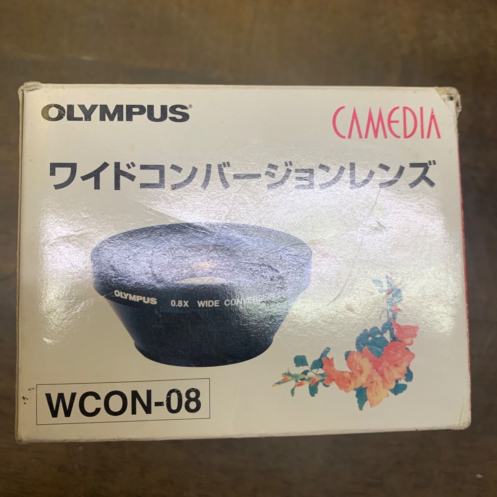 オリンパス WCON-08 ワイドコンバージョンレンズ CAMEDIA 中古品