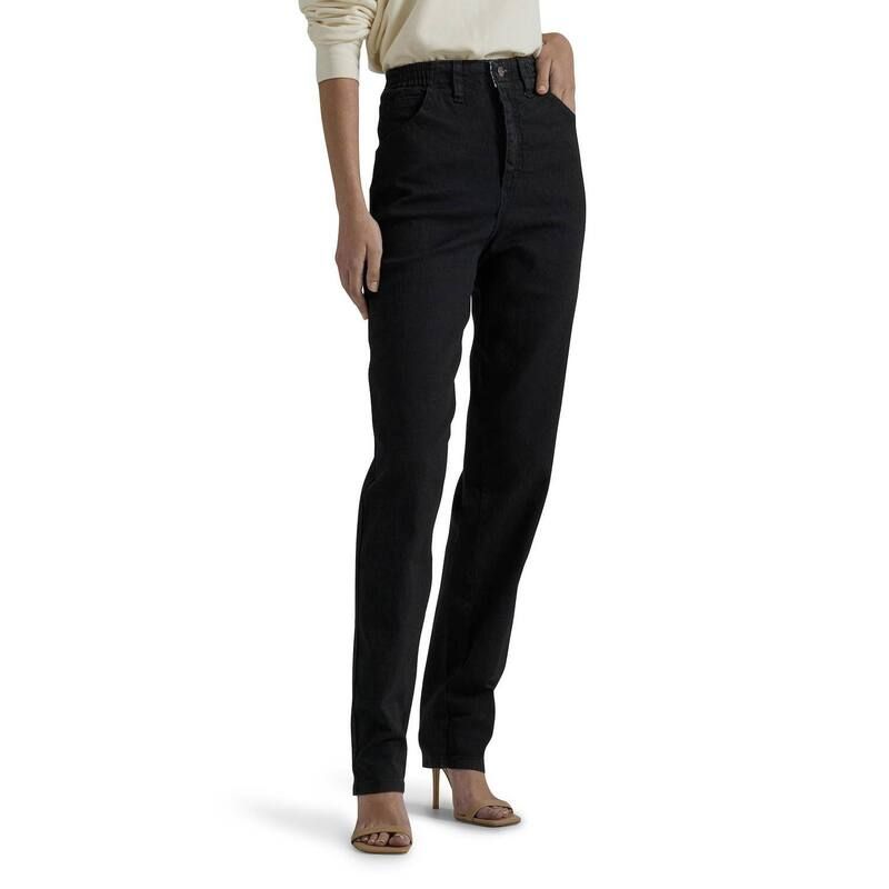 リー レディース ボトムス デニムパンツ ジーンズ Womens Lee Relax Fit SideElastic Jeans Black ブラック 10,836円