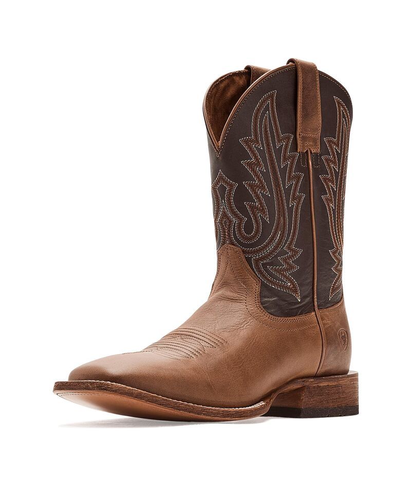 アリアト メンズ シューズ ブーツ・レインブーツ Ariat County Roads Wheatan タン