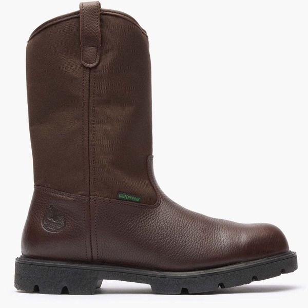 ジョージブーツ メンズ シューズ ブーツ・レインブーツ Tシャツ Georgia Boot Homeland Steel Toe Waterproof Wellington Brown ブラウン