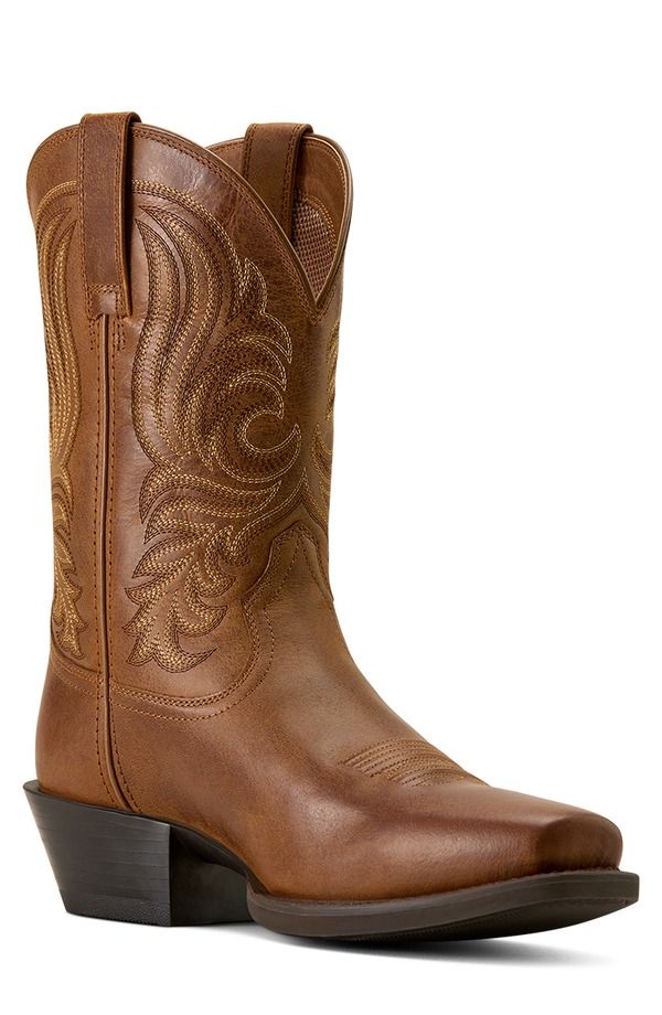 アリアト メンズ シューズ ブーツ・レインブーツ Ariat Sport Lawman Square Toe Cowboy Boot Brown ブラウン