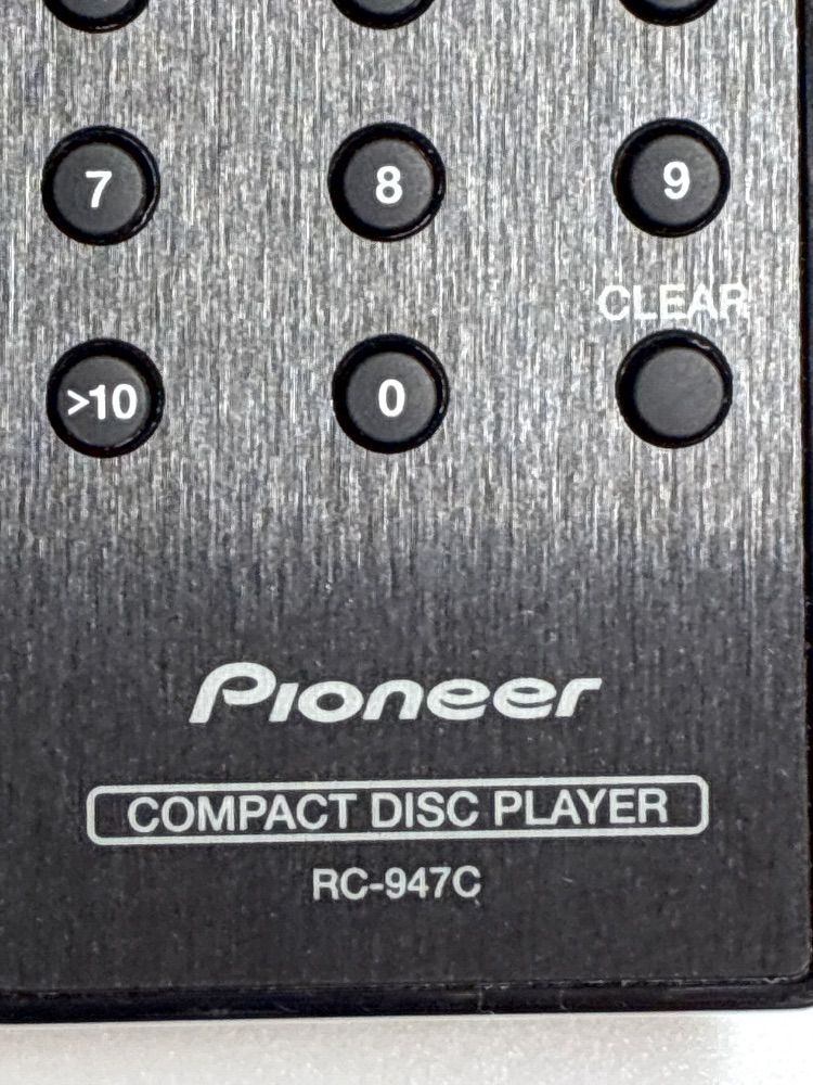 DVD リモコン パイオニア（pioneer） RC-947C 動作確認済み【A7-221