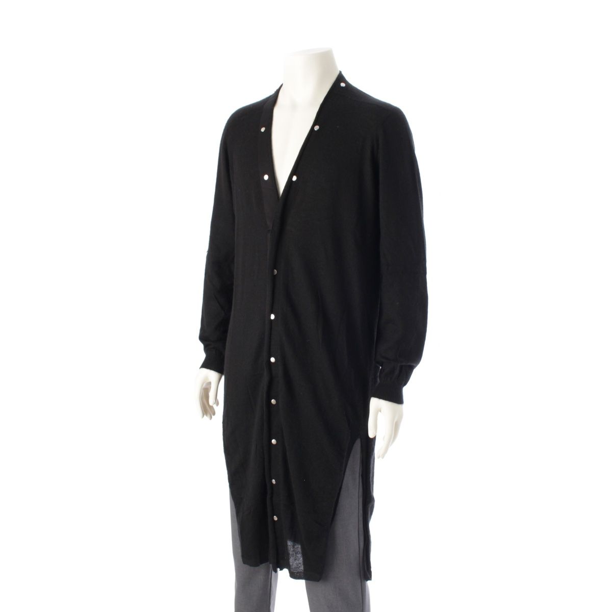 リックオウエンス 21AW SASCHA カシミヤ スナップボタン ロング