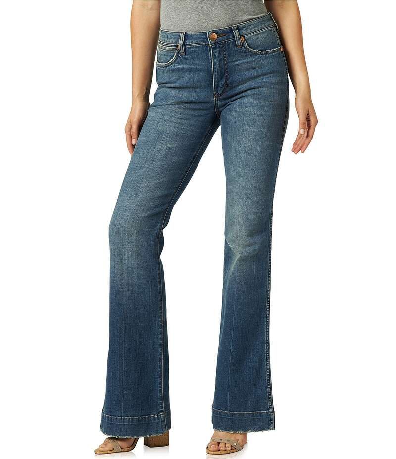 ラングラー レディース ボトムス デニムパンツ ジーンズ WranglerR High Rise Trouser Flare Jeans Shelby
