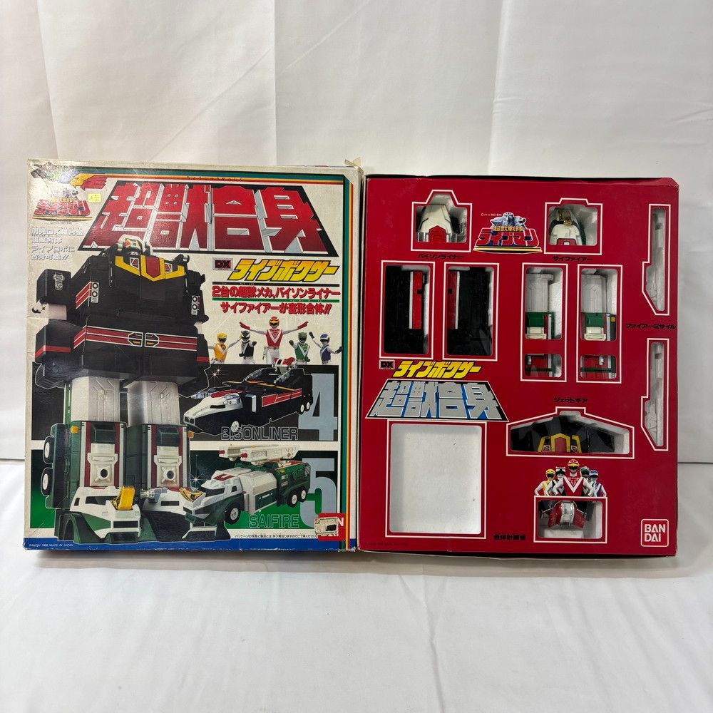 ◆超獣戦隊 ライブマン 超獣合身 ライブボクサー グレート合体 バンダイ 767 34,580円