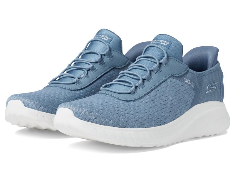 スケッチャーズ レディース シューズ スニーカー BOBS from SKECHERS Bobsquad Chaos In Color Hands Free SlipInslate スレート