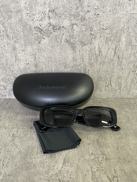 【中古】POLO RALPH LAUREN ﾎﾟﾛ ﾗﾙﾌﾛｰﾚﾝ ｻﾝｸﾞﾗｽ ｽｸｴｱ ｱｲｳｪｱ ﾌﾞﾗｯｸ 52□18 33977088