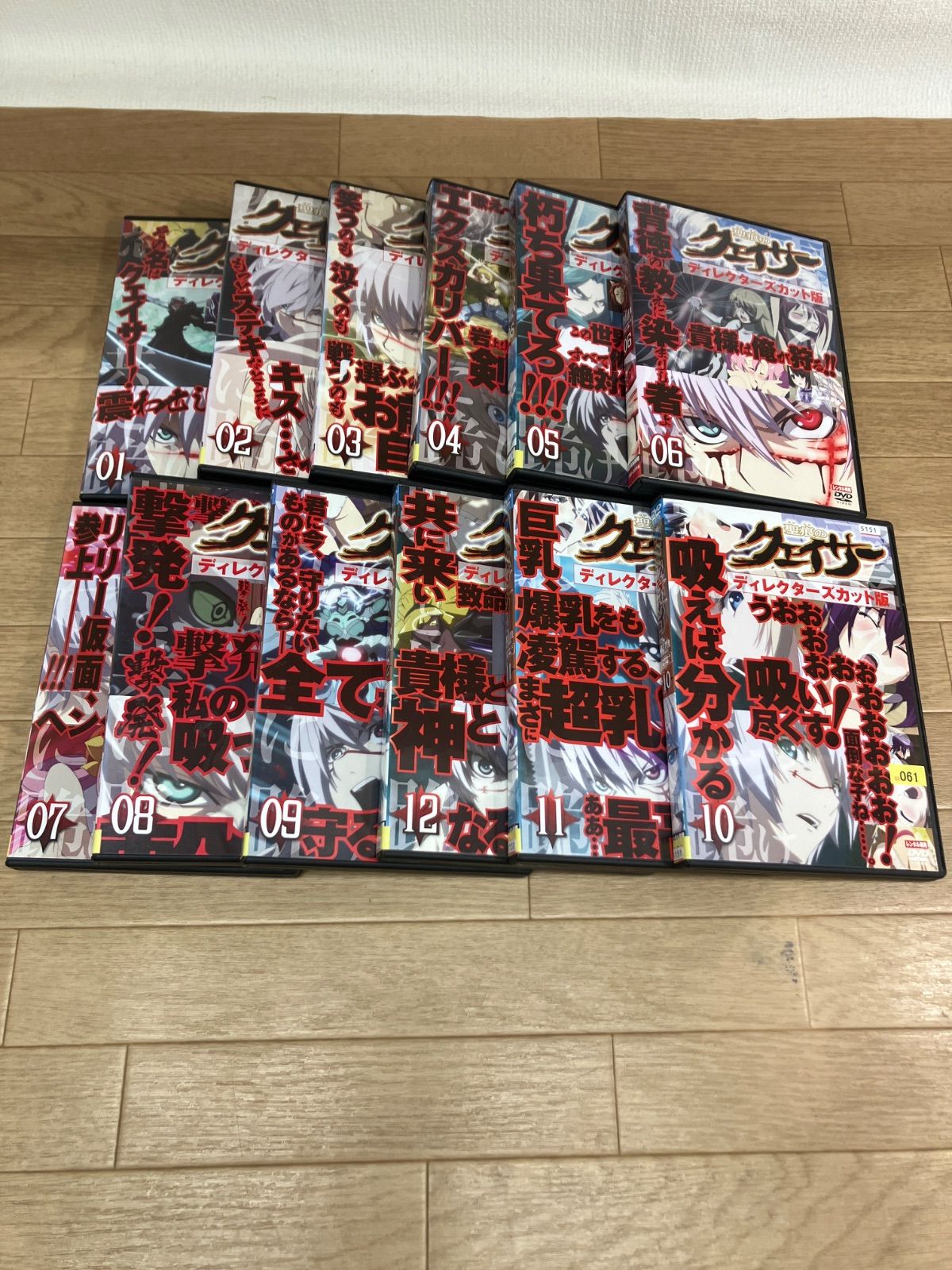 ☆聖痕のクェイサー ディレクターズカット版 DVD全12巻セット