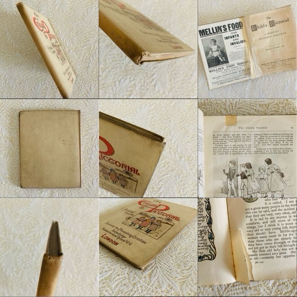 アンティーク児童書 The Child's Pictorial 1891年 英国・ヴィクトリア