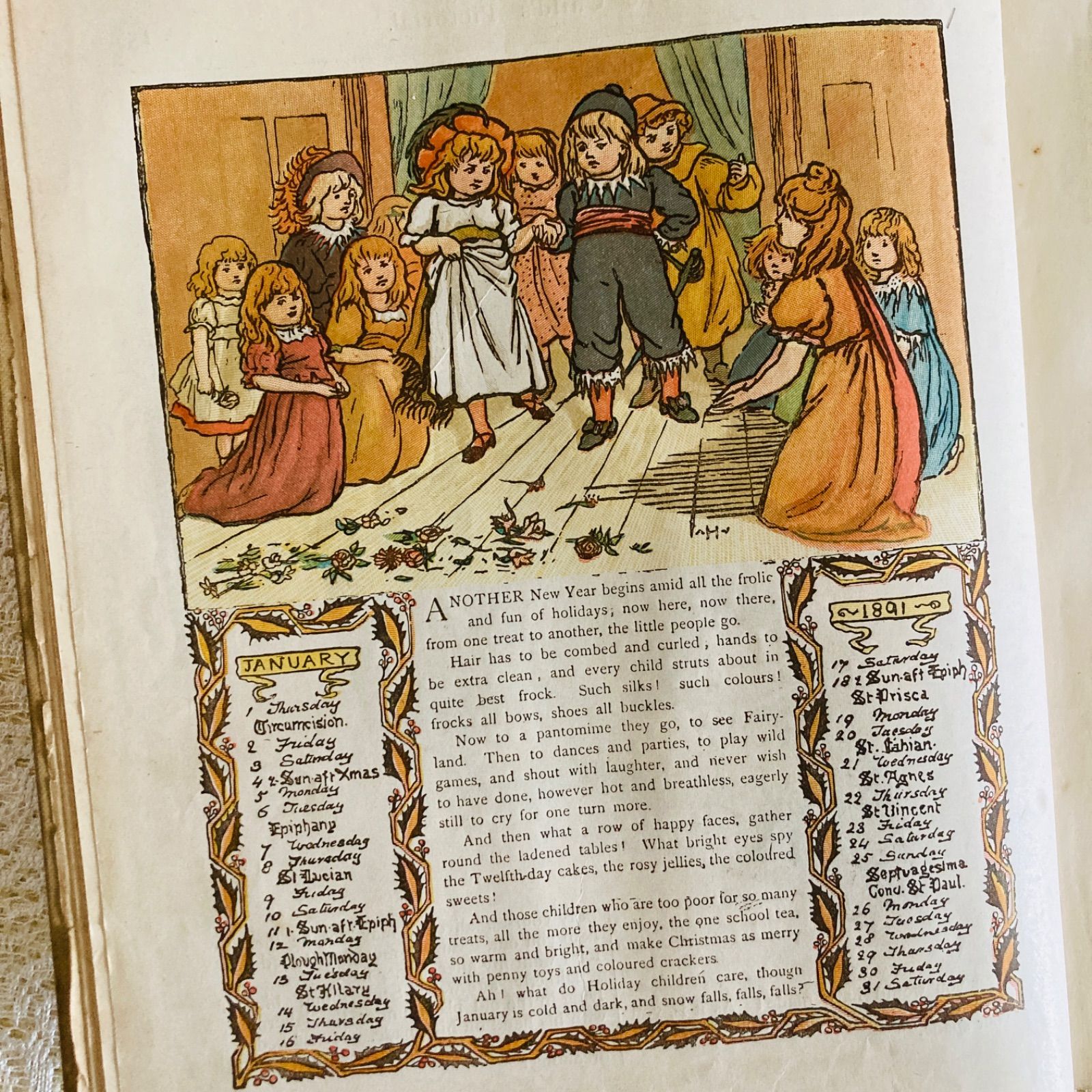 アンティーク児童書 The Child's Pictorial 1891年 英国・ヴィクトリア