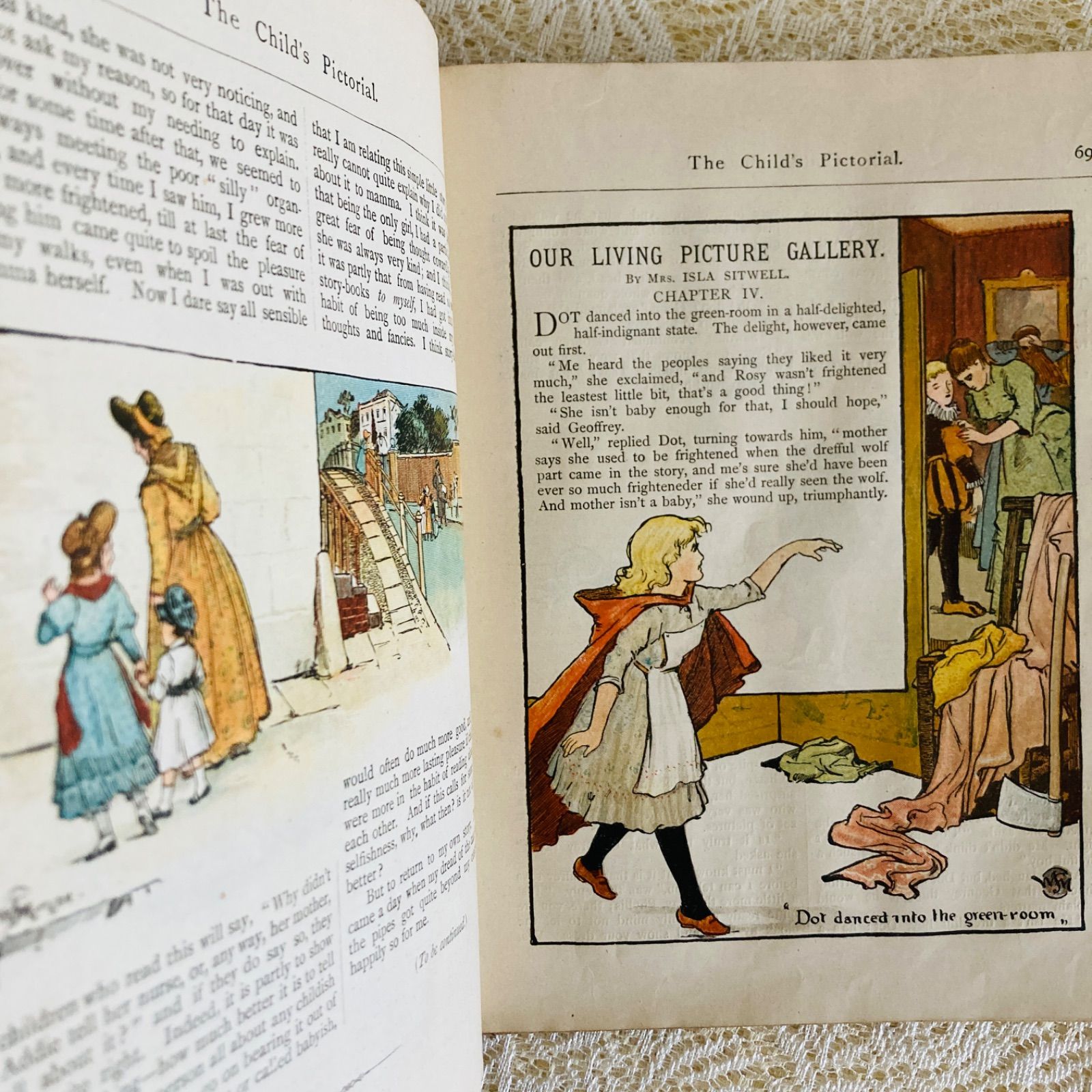 アンティーク児童書 The Child's Pictorial 1891年 英国・ヴィクトリア