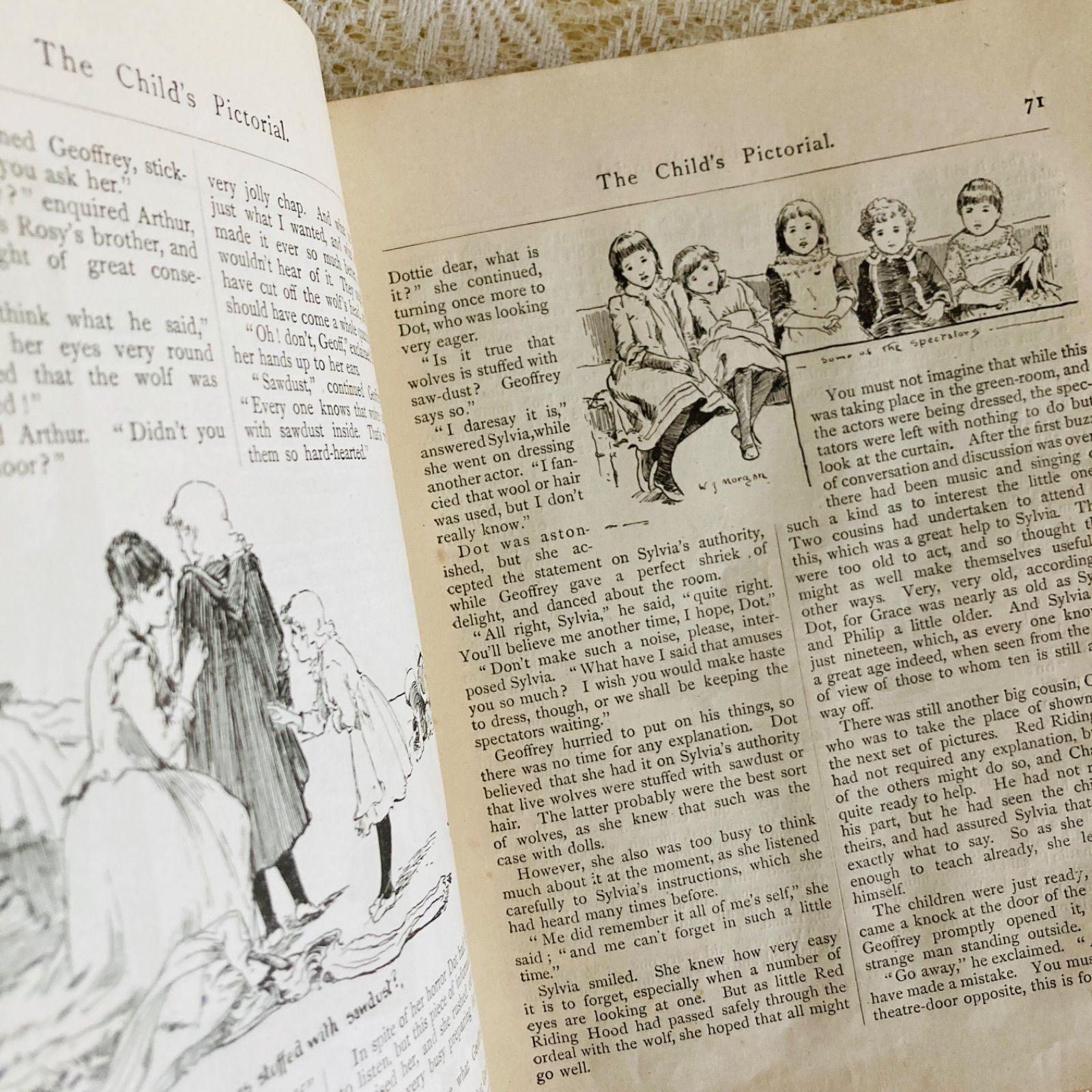 アンティーク児童書 The Child's Pictorial 1891年 英国・ヴィクトリア