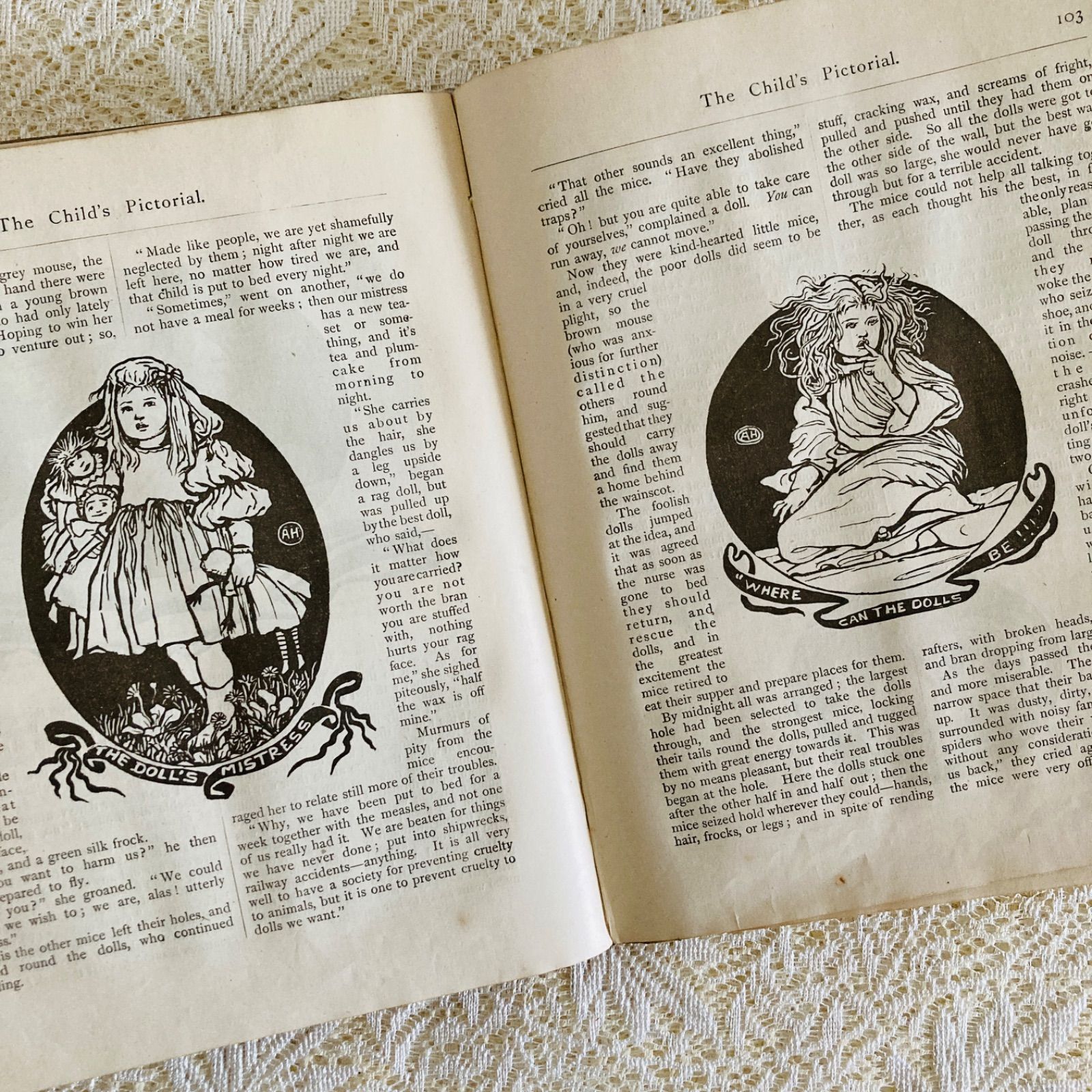 アンティーク児童書 The Child's Pictorial 1891年 英国・ヴィクトリア