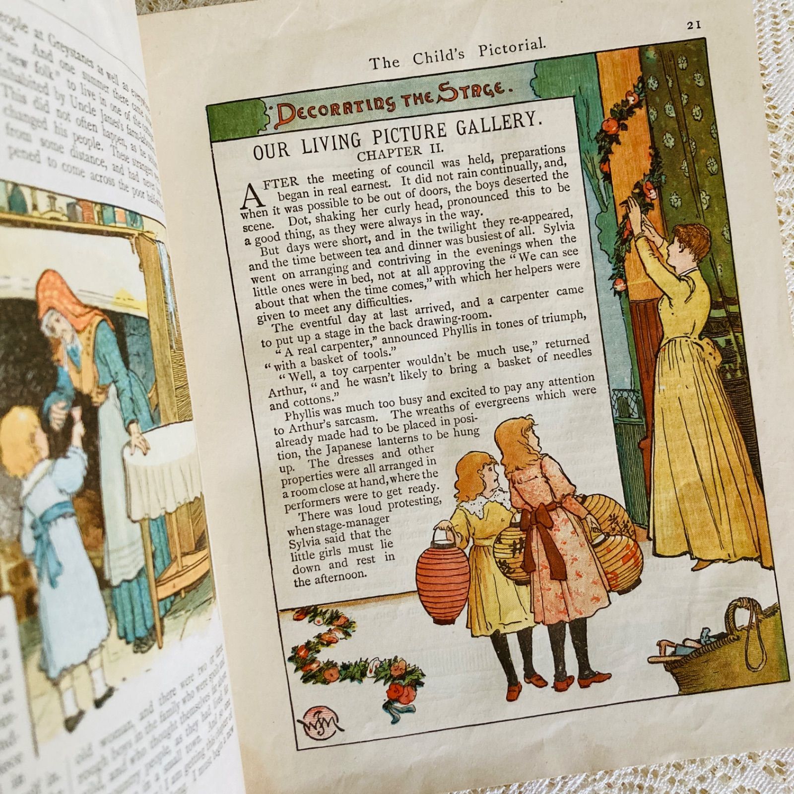 アンティーク児童書 The Child's Pictorial 1891年 英国・ヴィクトリア