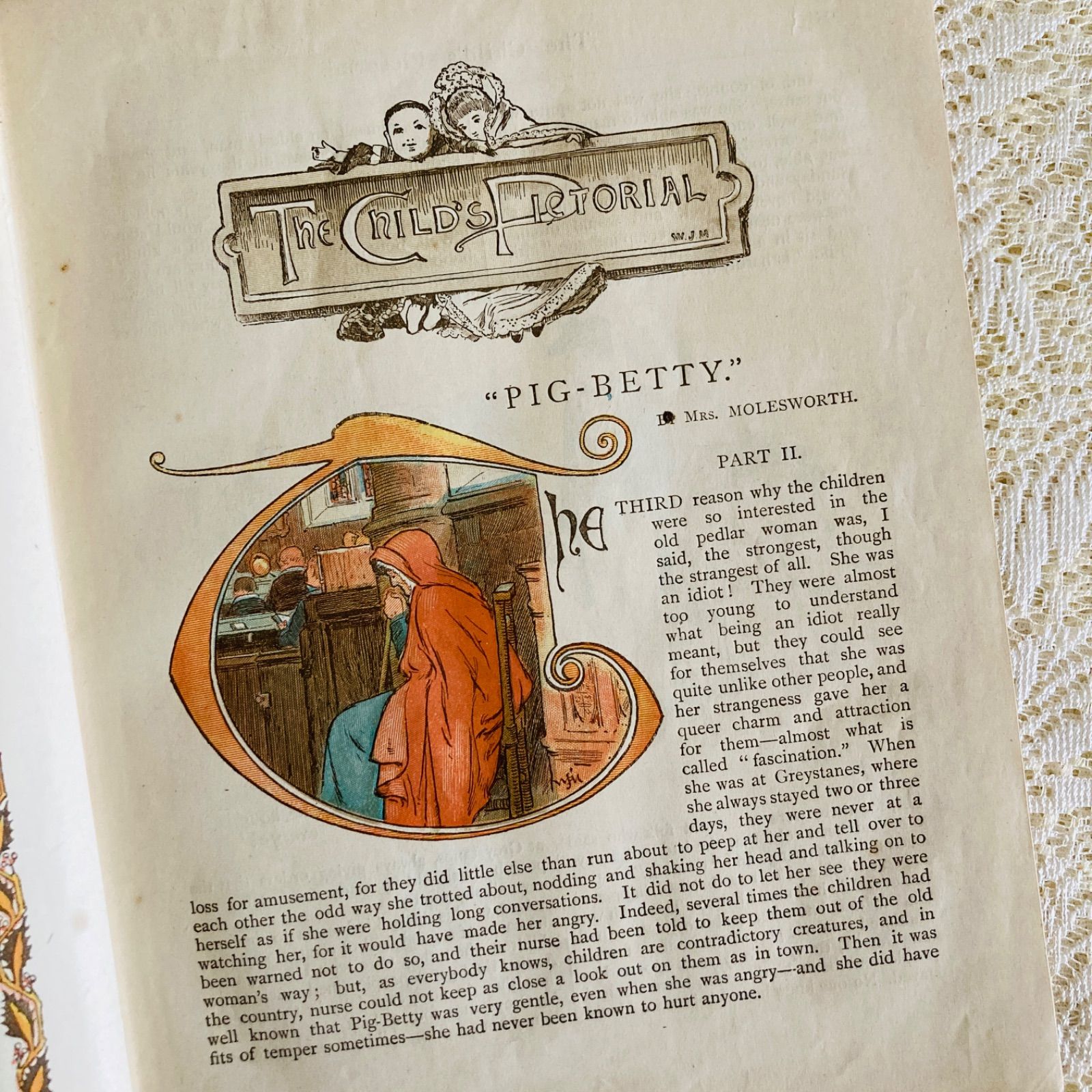 アンティーク児童書 The Child's Pictorial 1891年 英国・ヴィクトリア