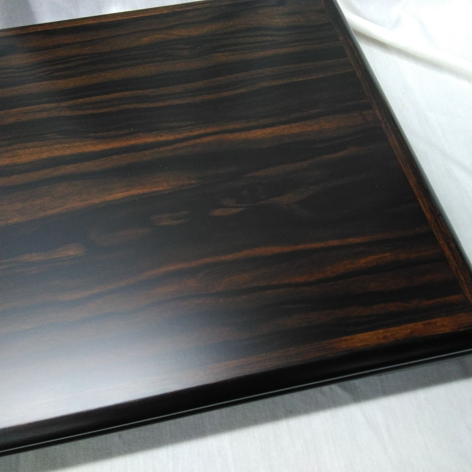 唐木 花台 黒丹 飾台 サイズ：約 横幅48cm 奥行32.5cm高さ5cm 専用紙箱