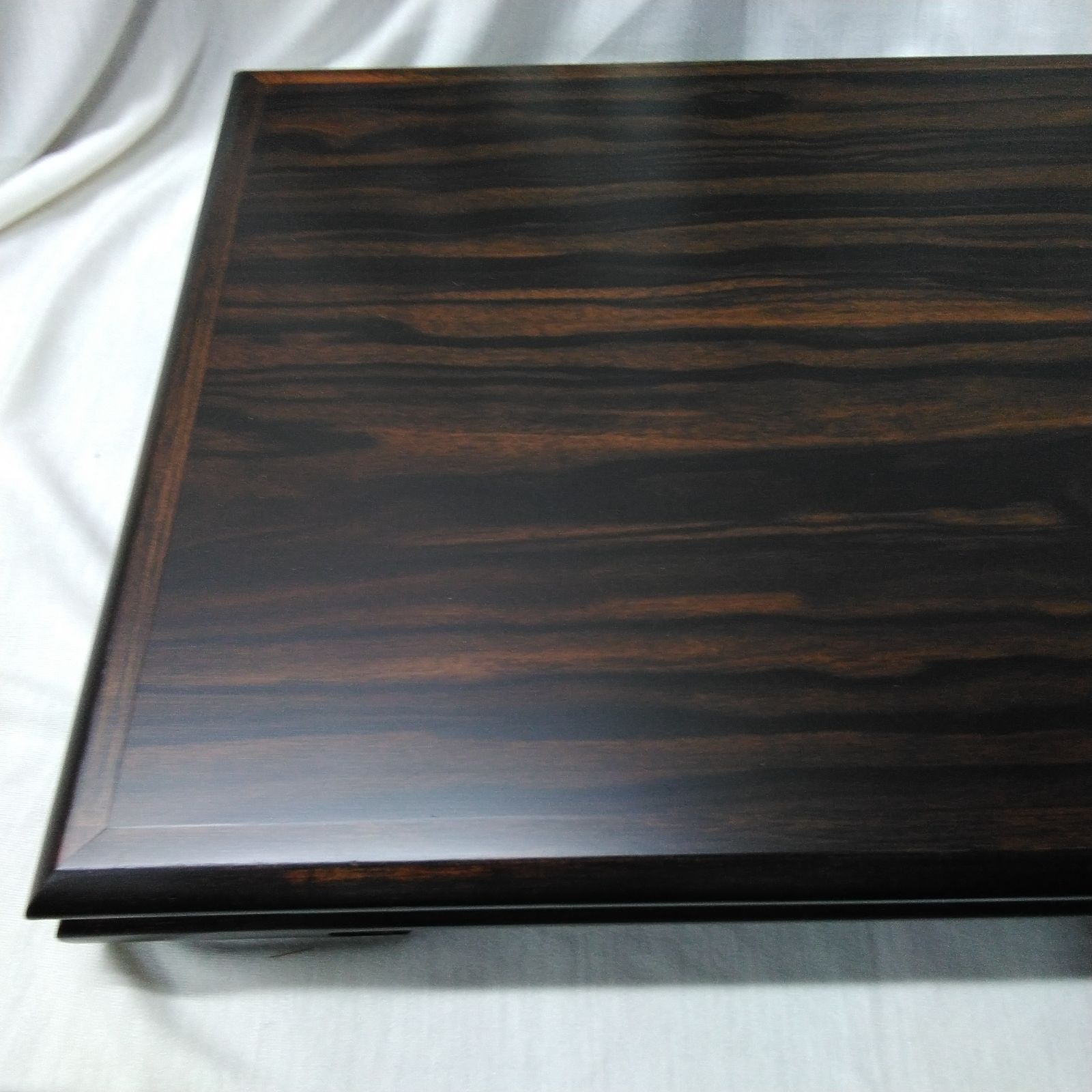 唐木 花台 黒丹 飾台 サイズ：約 横幅48cm 奥行32.5cm高さ5cm 専用紙箱