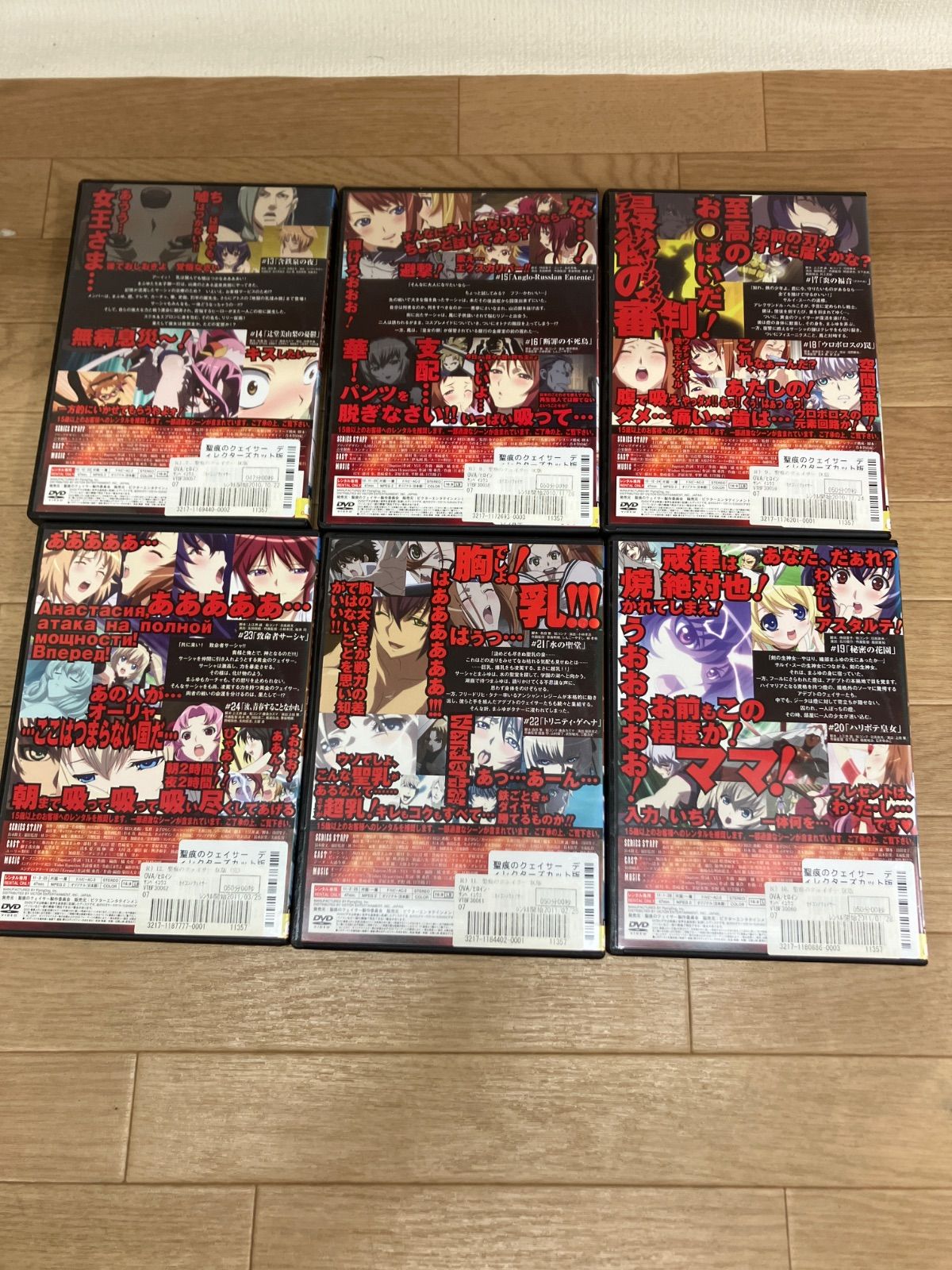 ☆聖痕のクェイサー ディレクターズカット版 DVD全12巻セット