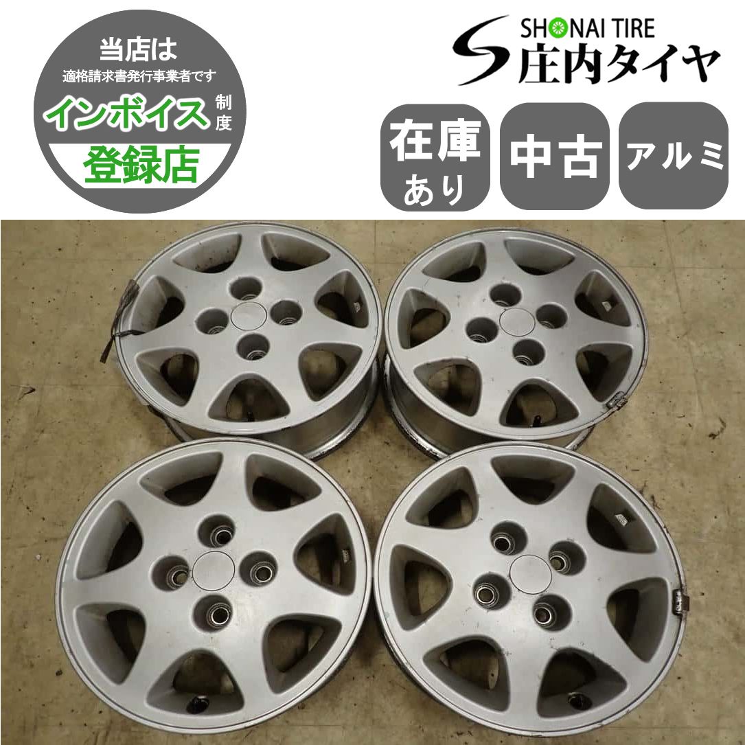 4本SET 会社宛 送料無料 15×6J 日産 純正 アルミ 4穴 PCD 114.3mm +40 ハブ径 66mm シルビア S13 旧車 ローレル セフィーロ 特価 NO,I6198