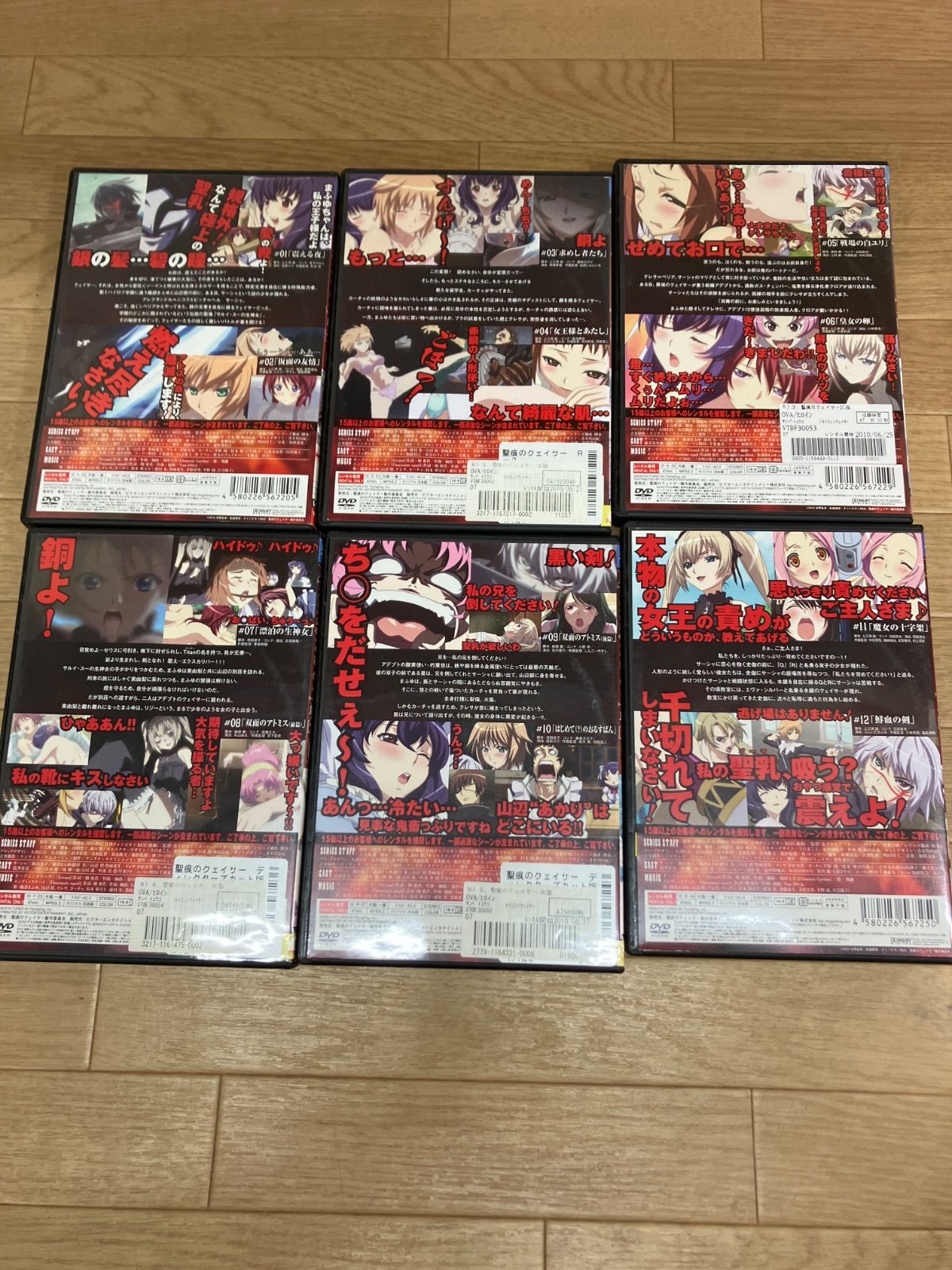 ☆聖痕のクェイサー ディレクターズカット版 DVD全12巻セット