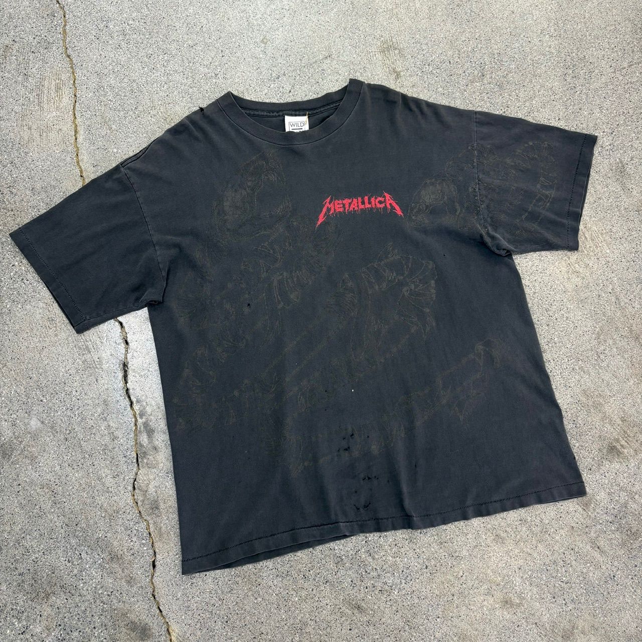 【METALLICA】90s Print T-Shirt XL 