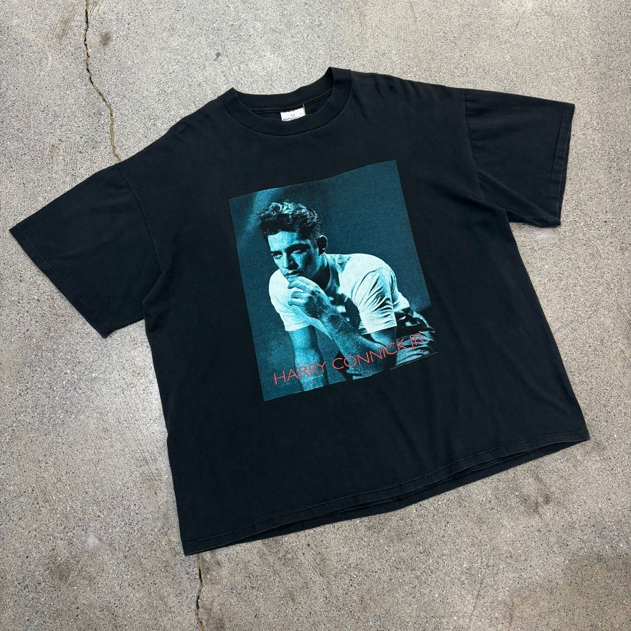 【HARRY CONNIC JR】90s Print T-Shirt XL 