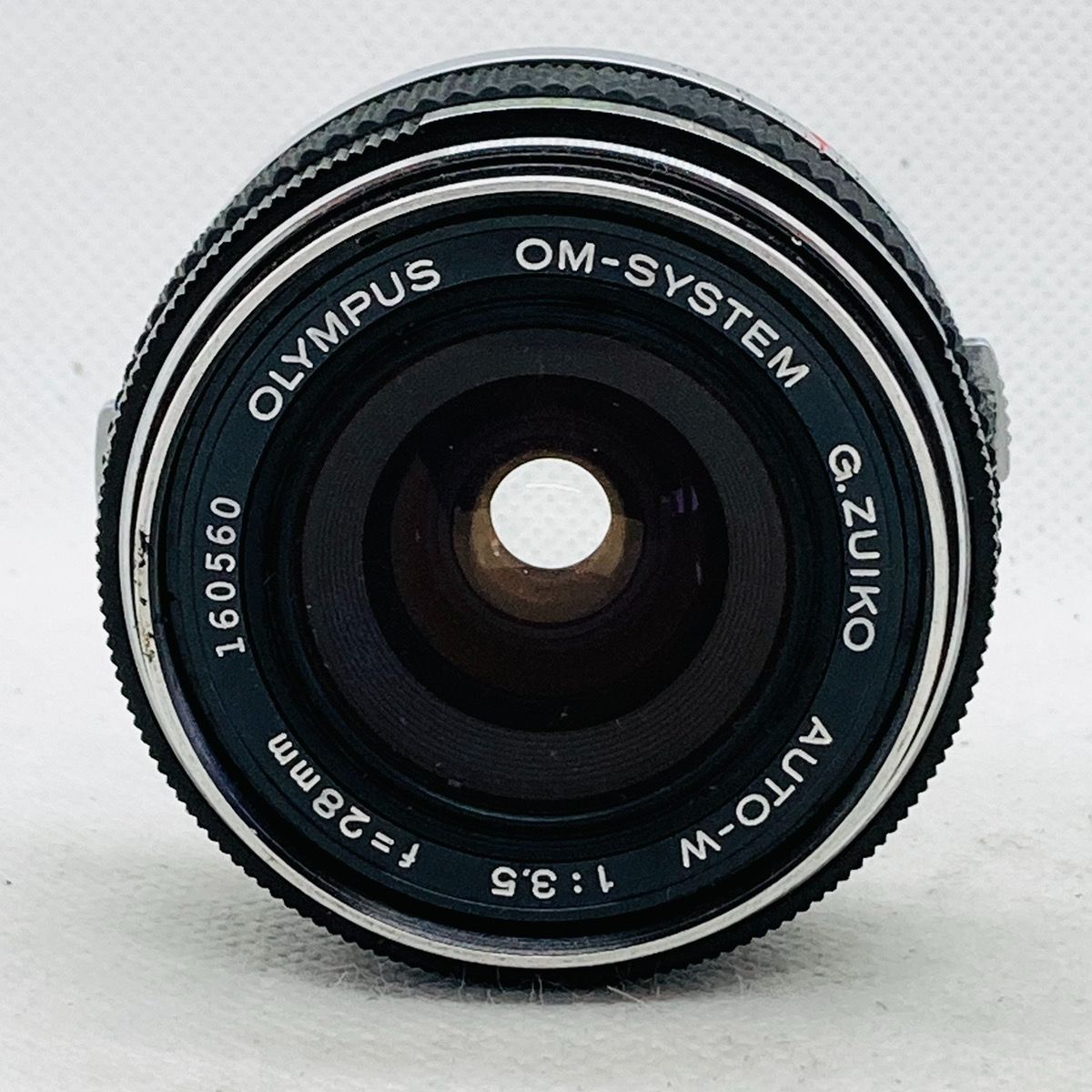 オリンパス一眼レフ OLYMPUS オリンパス OM-1 + 1:3.5 f=28mm 一眼レフフイルムカメラ