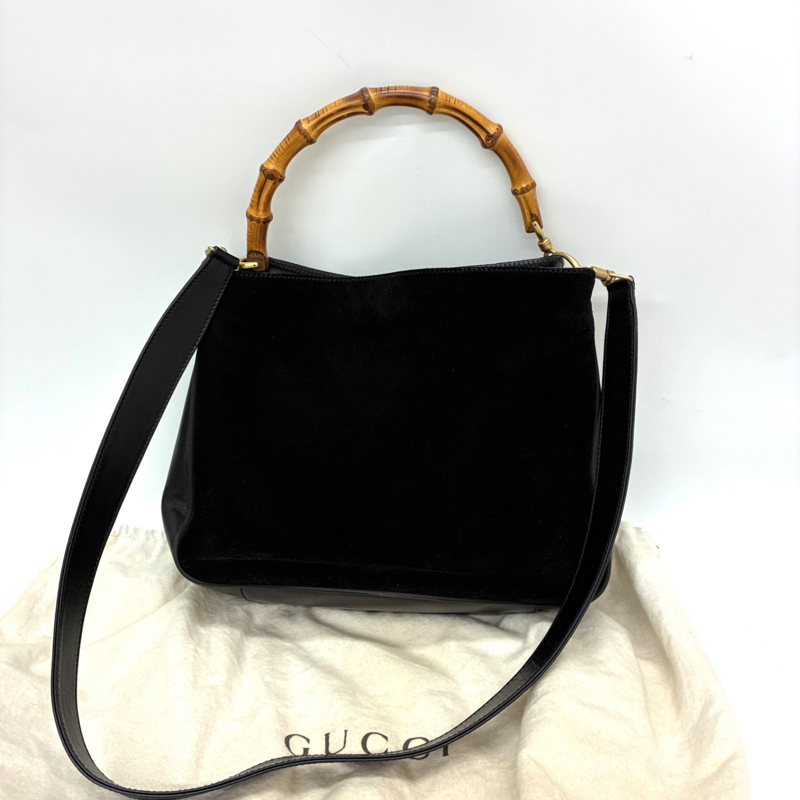 ◇GUCCI◇グッチ バンブー 2way ショルダーバッグ ハンドバッグ 