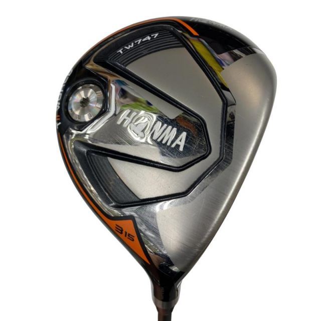 【中古】 本間ゴルフ TOUR WORLD TW747 3W フェアウェイウッド FW リシャフト (フレックスその他) メンズ 男性用 右利き 右用 Cランク ゴルフクラブ