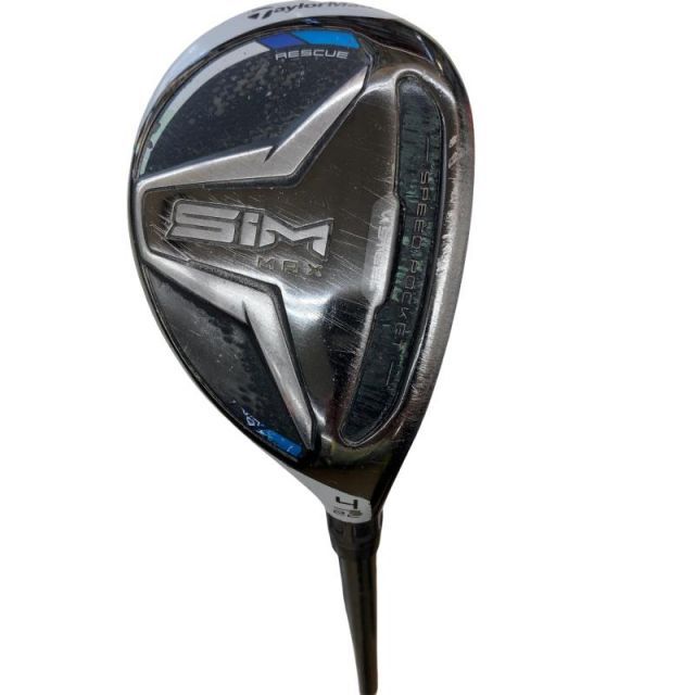 【中古】 テーラーメイド SIM MAX U4 ユーティリティ UT TENSEI BLUE TM60(UT) (フレックスR) メンズ 男性用 右利き 右用 Dランク ゴルフクラブ