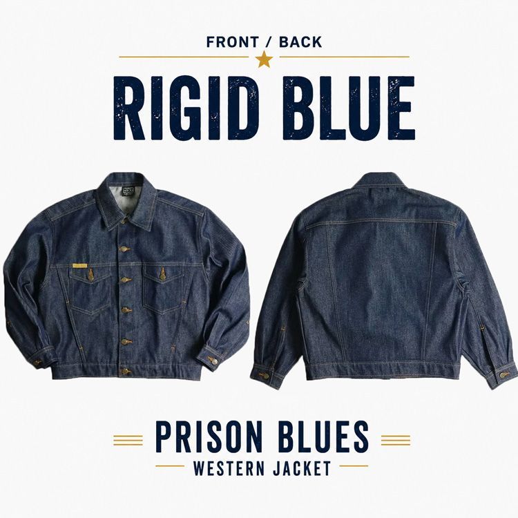 PRISON BLUES プリズンブルース デニムジャケット WESTERN JACKET