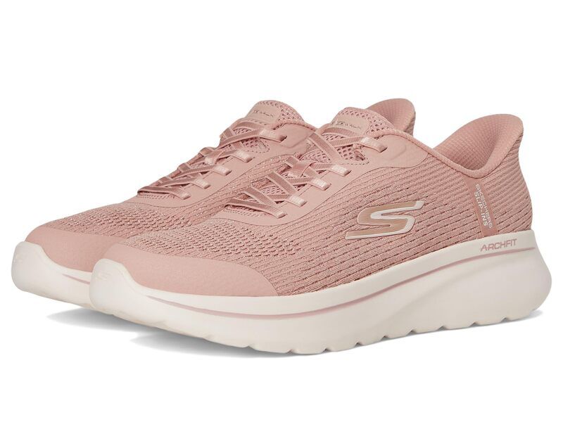 スケッチャーズ レディース シューズ スニーカー SKECHERS Performance Go Walk Arch Fit Njoy Ria Hands Free Slipins Mauve