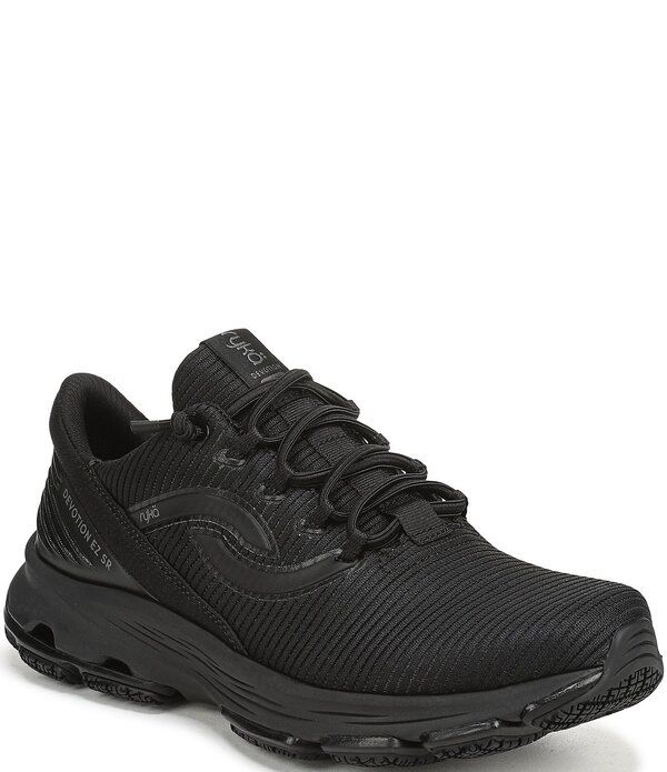 ライカ レディース シューズ スニーカー メッシュ Ryka Womens Devotion EZ SR Mesh Work Sneakers BlackBlack ブラック