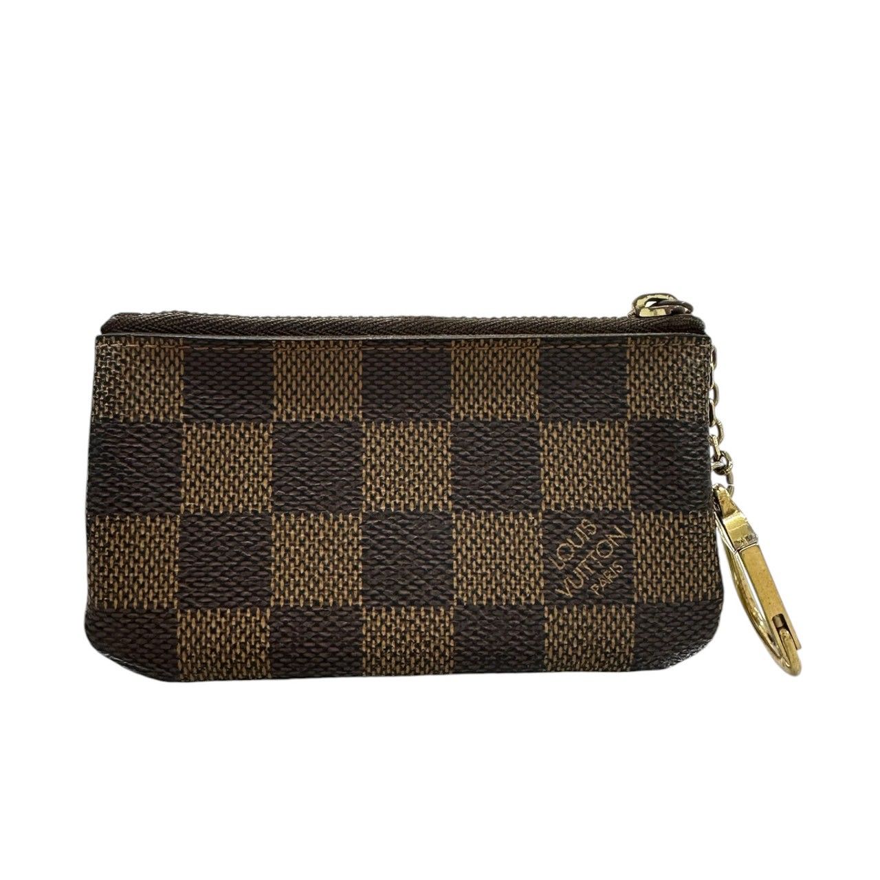 美品 LOUIS VUITTON ルイヴィトン ダミエ ポシェットクレ ブラウン