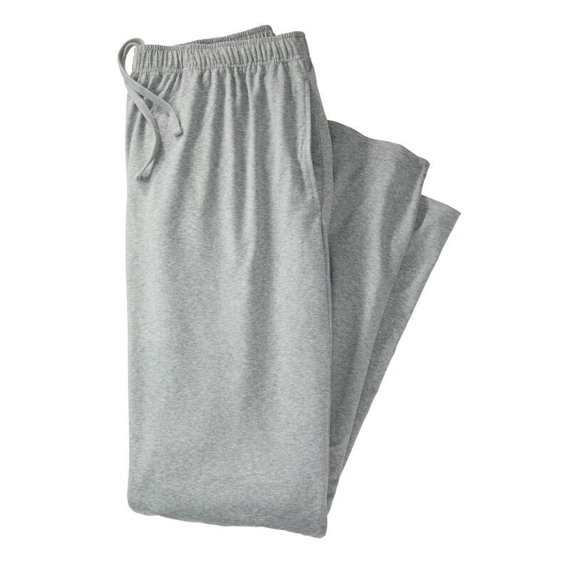 キングサイズ レディース ボトムス カジュアルパンツ トール KingSize Mens Big Talloungewear Open Bottom Pants Grey グレー