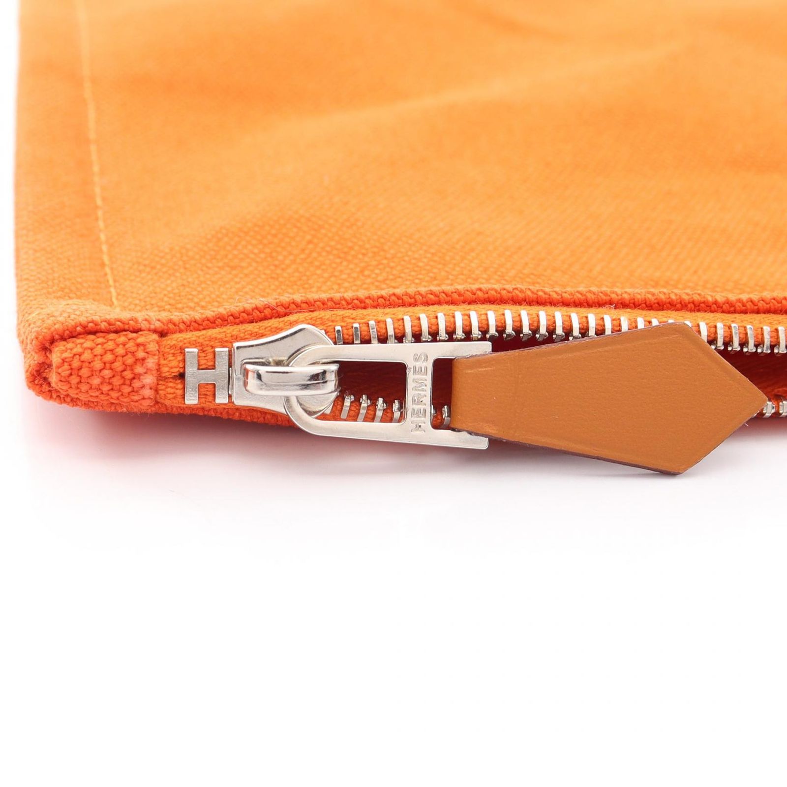 エルメス HERMES ポーチ ヨッティングGM オレンジ オレンジ キャンバス
