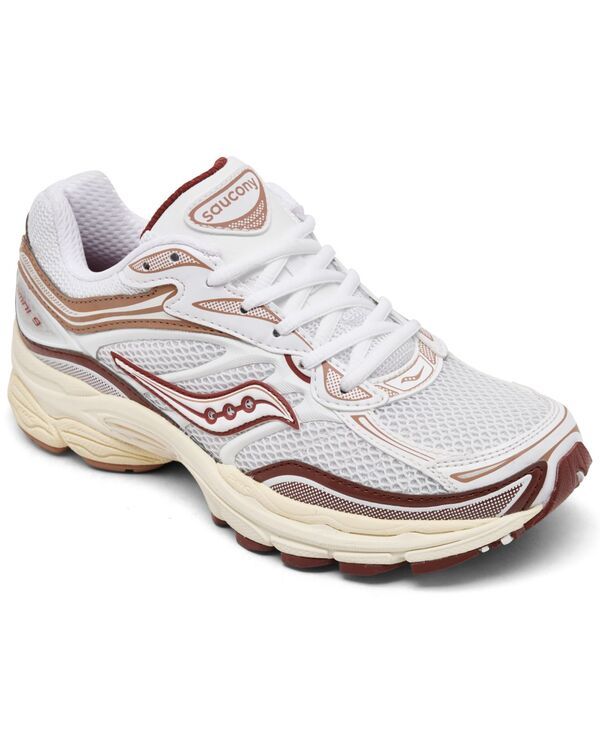 サッカニー レディース シューズ スニーカー Saucony Womens ProGrid Omni 9 Sneakers from Finish Line White Cinnamon ホワイト