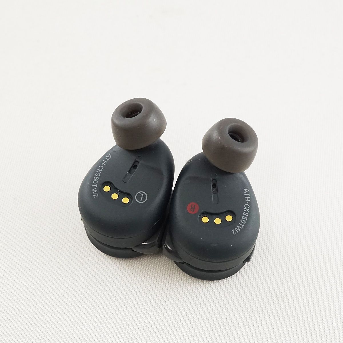 audio-technica ATH-CKS50TW2 完全ワイヤレスイヤホン USED美品 ノイズ 